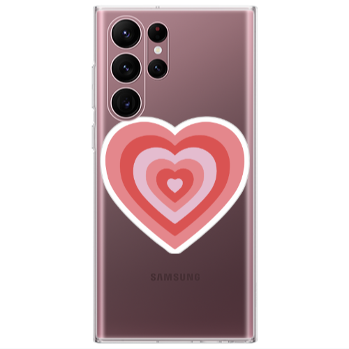 Samsung S22 Ultra My Heart Is Yours Transparent Silicone TPU Θήκη