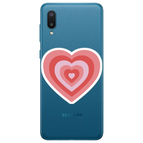 Samsung A02 My Heart Is Yours Transparent Silicone TPU Θήκη