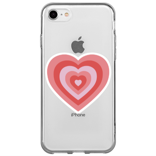 Apple iPhone 7 My Heart Is Yours Transparent Silicone TPU Θήκη