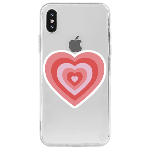 Apple iPhone Xs My Heart Is Yours Transparent Silicone TPU Θήκη