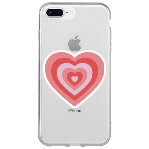 Apple iPhone 7 Plus My Heart Is Yours Transparent Silicone TPU Θήκη