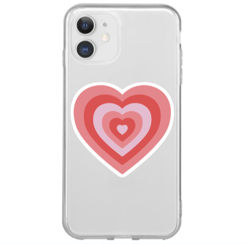 Apple iPhone 12 Mini My Heart Is Yours Transparent Silicone TPU Θήκη
