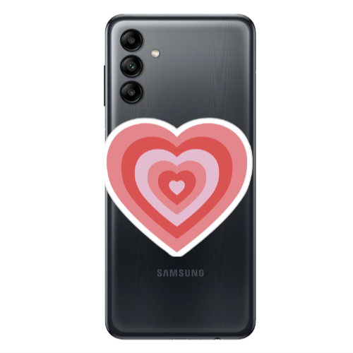 Samsung A04S My Heart Is Yours Transparent Silicone TPU Θήκη