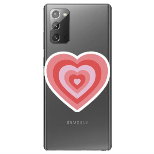 Samsung Note 20 My Heart Is Yours Transparent Silicone TPU Θήκη