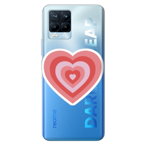 Realme 8 Pro My Heart Is Yours Transparent Silicone TPU Θήκη