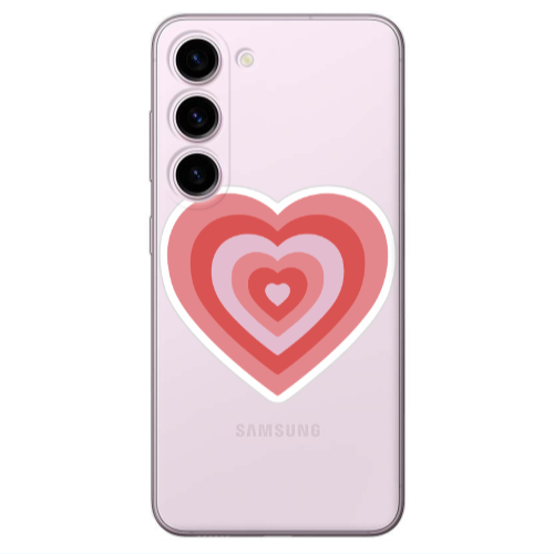Samsung S23 Plus My Heart Is Yours Transparent Silicone TPU Θήκη