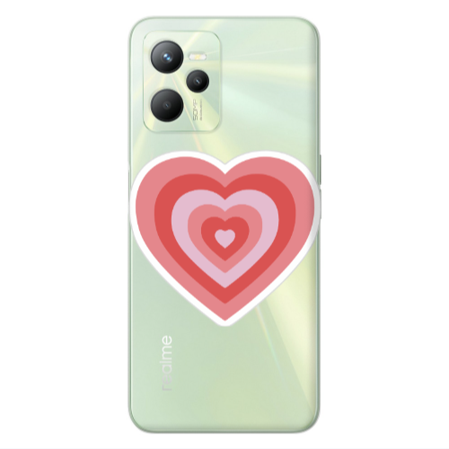 Realme C35 My Heart Is Yours Transparent Silicone TPU Θήκη