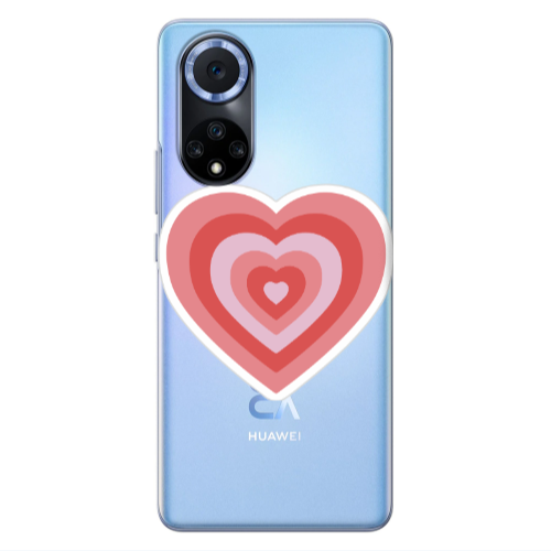 Huawei Nova 9 My Heart Is Yours Transparent Silicone TPU Θήκη
