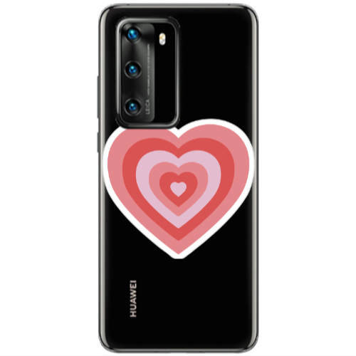 Huawei P40 My Heart Is Yours Transparent Silicone TPU Θήκη