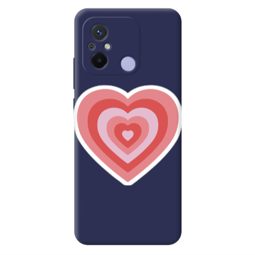 Xiaomi Redmi 12C My Heart Is Yours Dark blue Colored Silicone TPU Θήκη