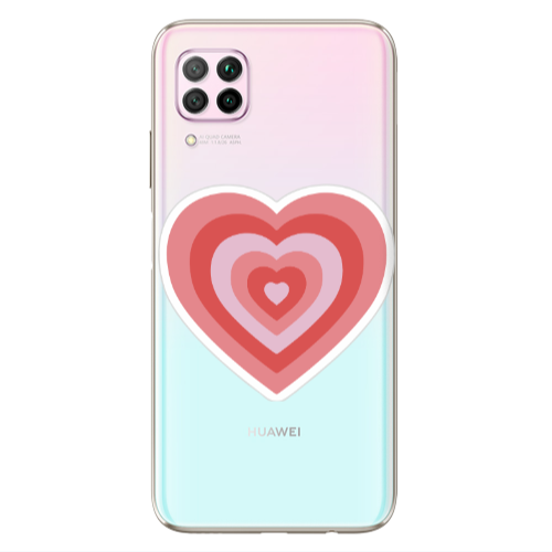 Huawei P40 Lite My Heart Is Yours Transparent Silicone TPU Θήκη