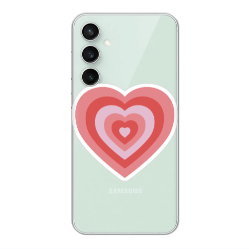 Samsung S23FE My Heart Is Yours Transparent Silicone TPU Θήκη