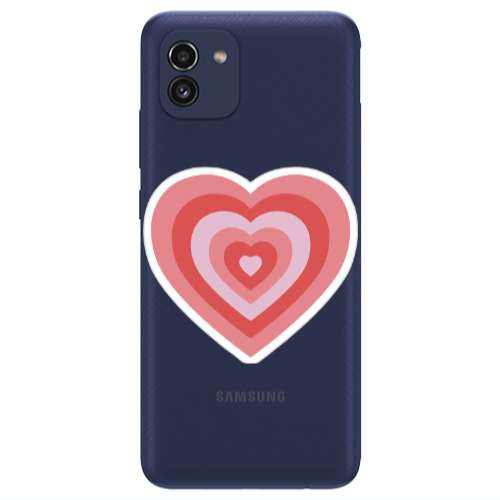 Samsung A03 My Heart Is Yours Transparent Silicone TPU Θήκη