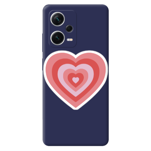 Xiaomi Poco X5 My Heart Is Yours Dark blue Colored Silicone TPU Θήκη