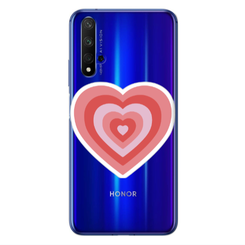 Huawei Nova 5 T My Heart Is Yours Transparent Silicone TPU Θήκη