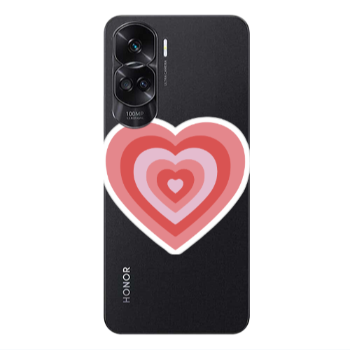 Honor 90 Lite 5G My Heart Is Yours Transparent Silicone TPU Θήκη