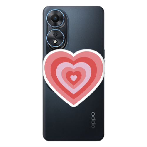 Oppo A 98 My Heart Is Yours Transparent Silicone TPU Θήκη