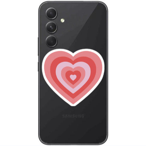 Samsung Galaxy A25 My Heart Is Yours Transparent Silicone TPU Θήκη