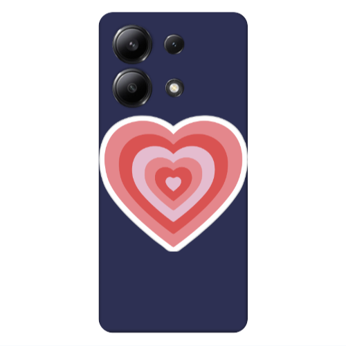 Xiaomi Redmi Note 13 4G My Heart Is Yours Dark blue Colored Silicone TPU Θήκη