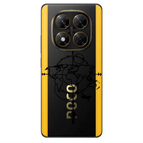 Xiaomi Poco X7 Old Map Transparent Silicone TPU Θήκη