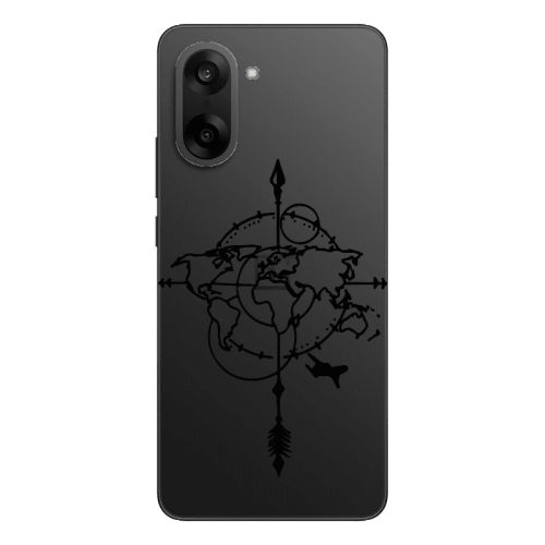 Oneplus Nord CE 5 Old Map Transparent Silicone TPU Θήκη