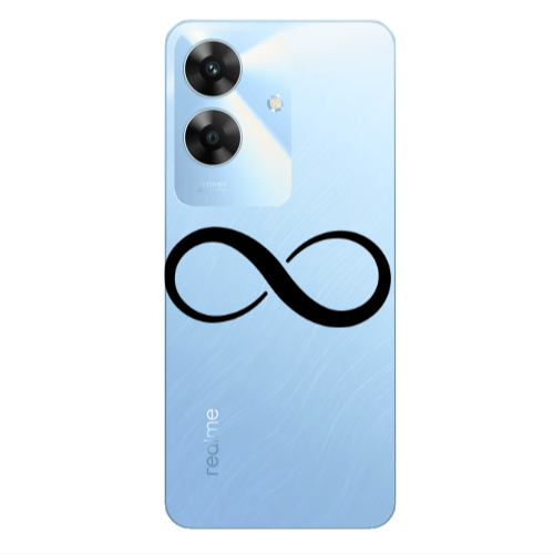 Realme Note 60 Infinity Transparent Silicone TPU Θήκη