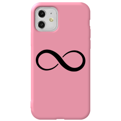 Apple iPhone 11  Infinity Pink Colored Silicone TPU Θήκη
