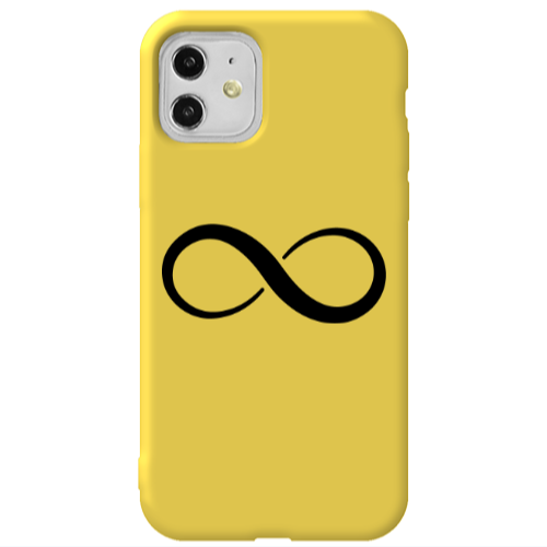 Apple iPhone 11  Infinity Yellow Colored Silicone TPU Θήκη