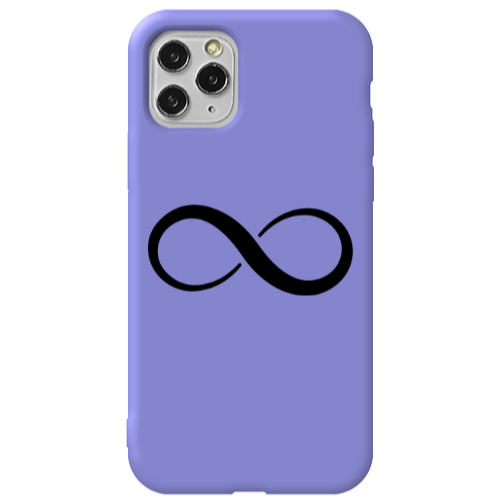 Apple iPhone 11 Pro Infinity Purple Colored Silicone TPU Θήκη