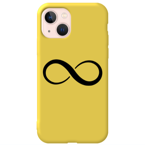 Apple iPhone 13 Infinity Yellow Colored Silicone TPU Θήκη