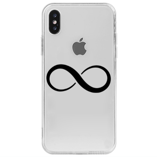 Apple iPhone X Infinity Transparent Silicone TPU Θήκη