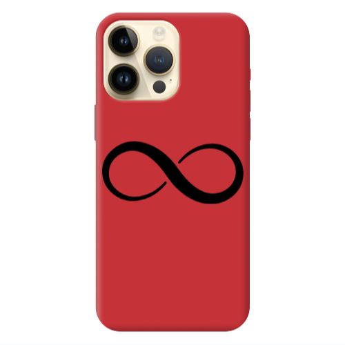 Apple iPhone 13 Pro Max Infinity Red Colored Silicone TPU Θήκη