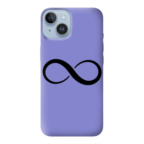 Apple iPhone 14  Infinity Purple Colored Silicone TPU Θήκη