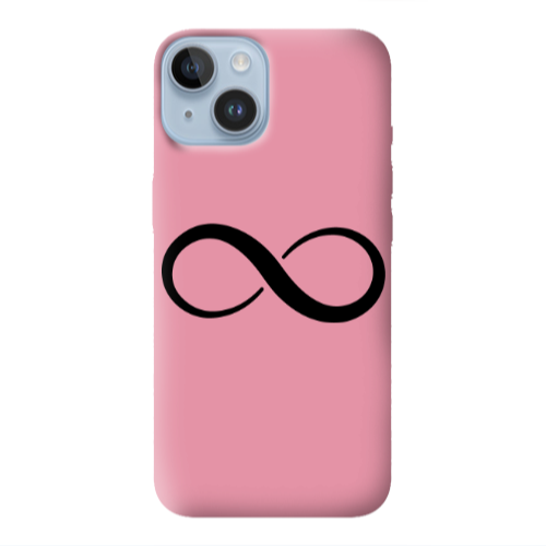 Apple iPhone 14  Infinity Pink Colored Silicone TPU Θήκη