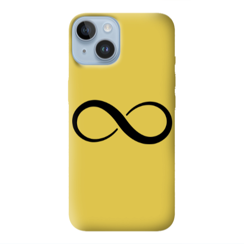 Apple iPhone 14 Plus Infinity Yellow Colored Silicone TPU Θήκη