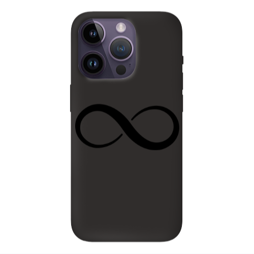 Apple iPhone 14 Pro  Infinity Black Colored Silicone TPU Θήκη