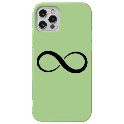 Apple iPhone 12 Pro Infinity Light Green Colored Silicone TPU Θήκη