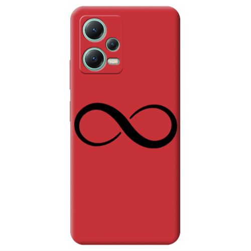 Xiaomi Redmi Note 12 Pro 5G Infinity Red Colored Silicone TPU Θήκη