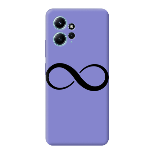 Xiaomi Redmi Note 12 4G Infinity Purple Colored Silicone TPU Θήκη