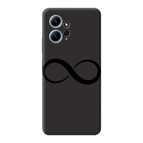 Xiaomi Redmi Note 12 4G Infinity Black Colored Silicone TPU Θήκη