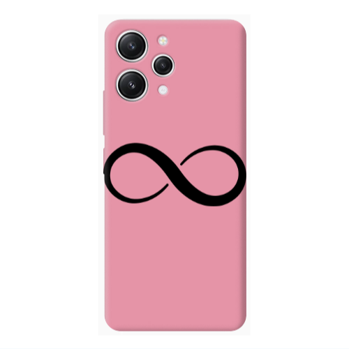 Xiaomi Redmi 12 Infinity Pink Colored Silicone TPU Θήκη