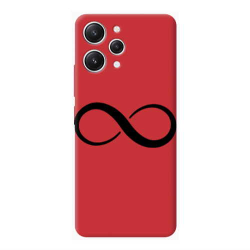 Xiaomi Redmi 12 Infinity Red Colored Silicone TPU Θήκη