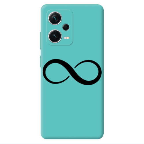 Xiaomi Poco X5 Infinity Turquoise Colored Silicone TPU Θήκη