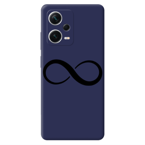 Xiaomi Poco X5 Infinity Dark blue Colored Silicone TPU Θήκη
