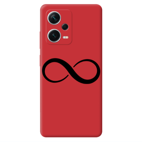 Xiaomi Poco X5 Infinity Red Colored Silicone TPU Θήκη