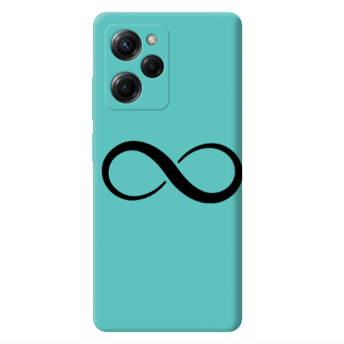 Xiaomi Poco X5 Pro Infinity Turquoise Colored Silicone TPU Θήκη