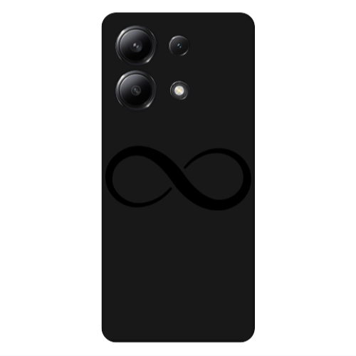 Xiaomi Redmi Note 13 4G Infinity Black Colored Silicone TPU Θήκη