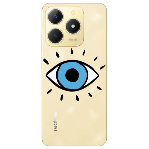 Realme C61 Shining Eye Transparent Silicone TPU Θήκη
