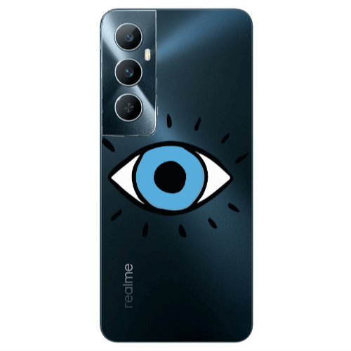 Realme C65 Shining Eye Transparent Silicone TPU Θήκη