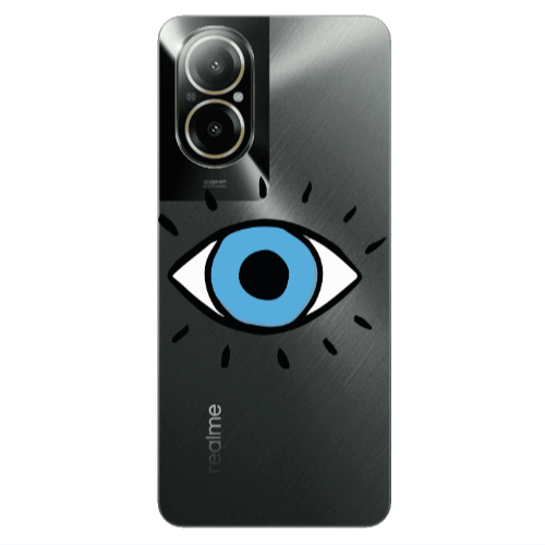 Realme C67 Shining Eye Transparent Silicone TPU Θήκη